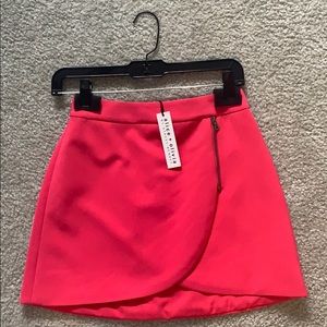Alice and olivia zipper skirt